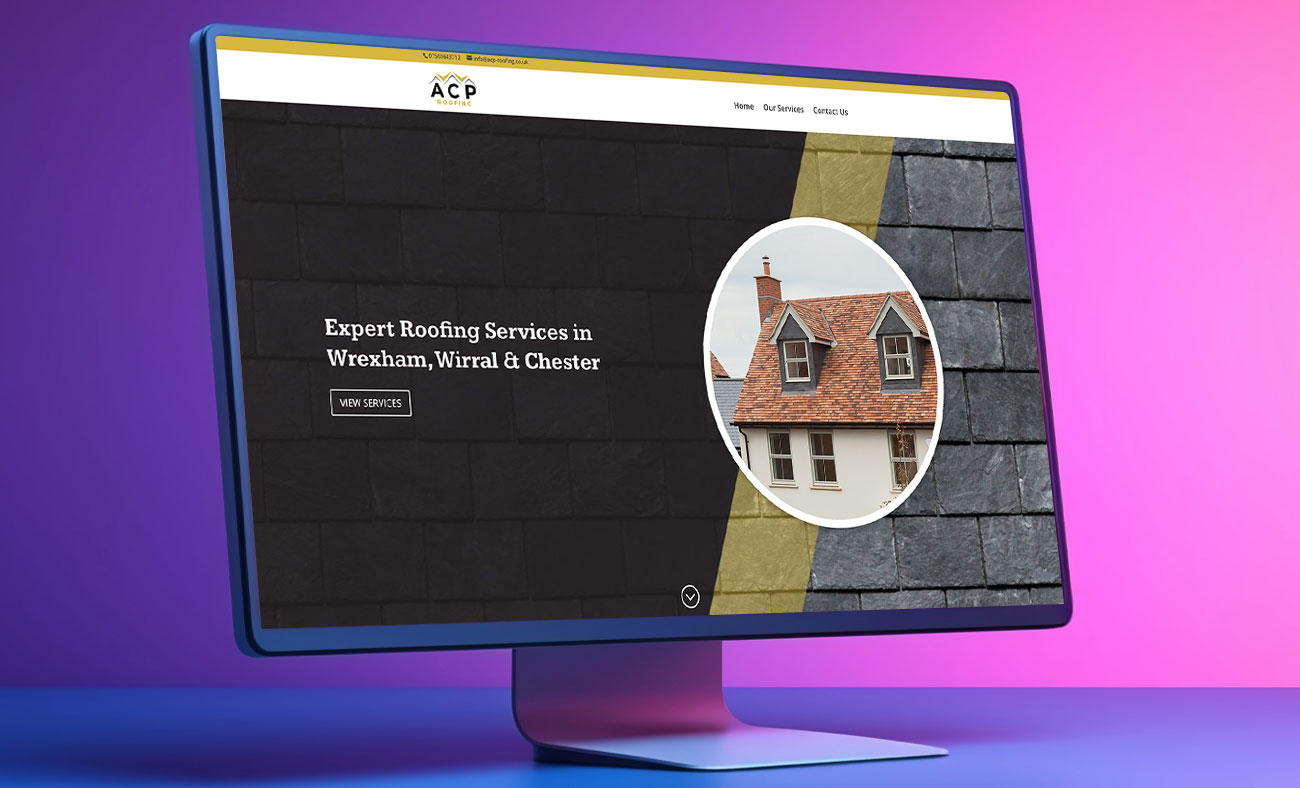 ACP Roofing Webdesign For Roofers and trades