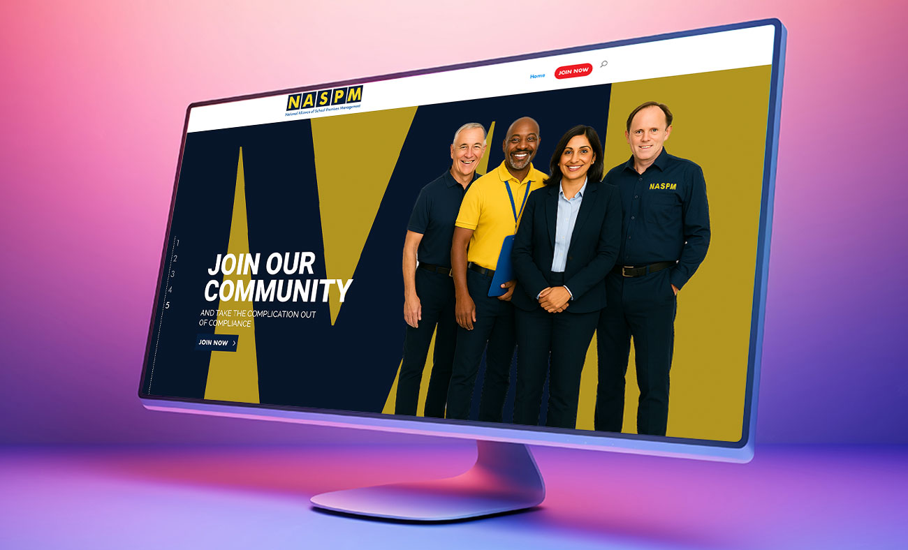 NASPM web design for associations and alliances membership design website